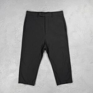Rick Owens S/S 19 Babel Mainline Astaire Wool Seersucker Pants US 38 Suit, 32